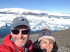 Anne and John, Iceland trip May 2016